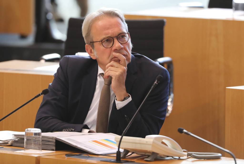 Georg Maier (SPD Thüringen) beim Landtag