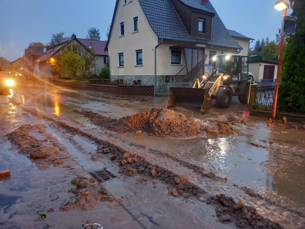 Thüringen Schlammlawine