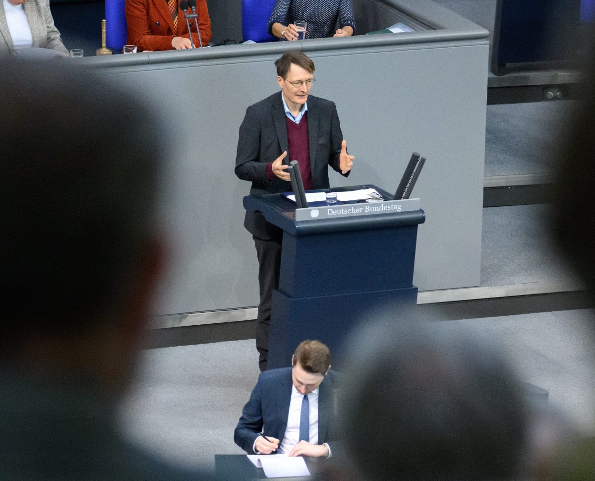 Corona in Thüringen Karl Lauterbach im Bundestag
