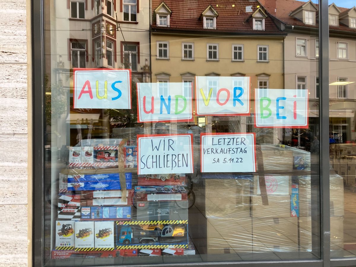 Nächster Leerstand am Anger in Erfurt!