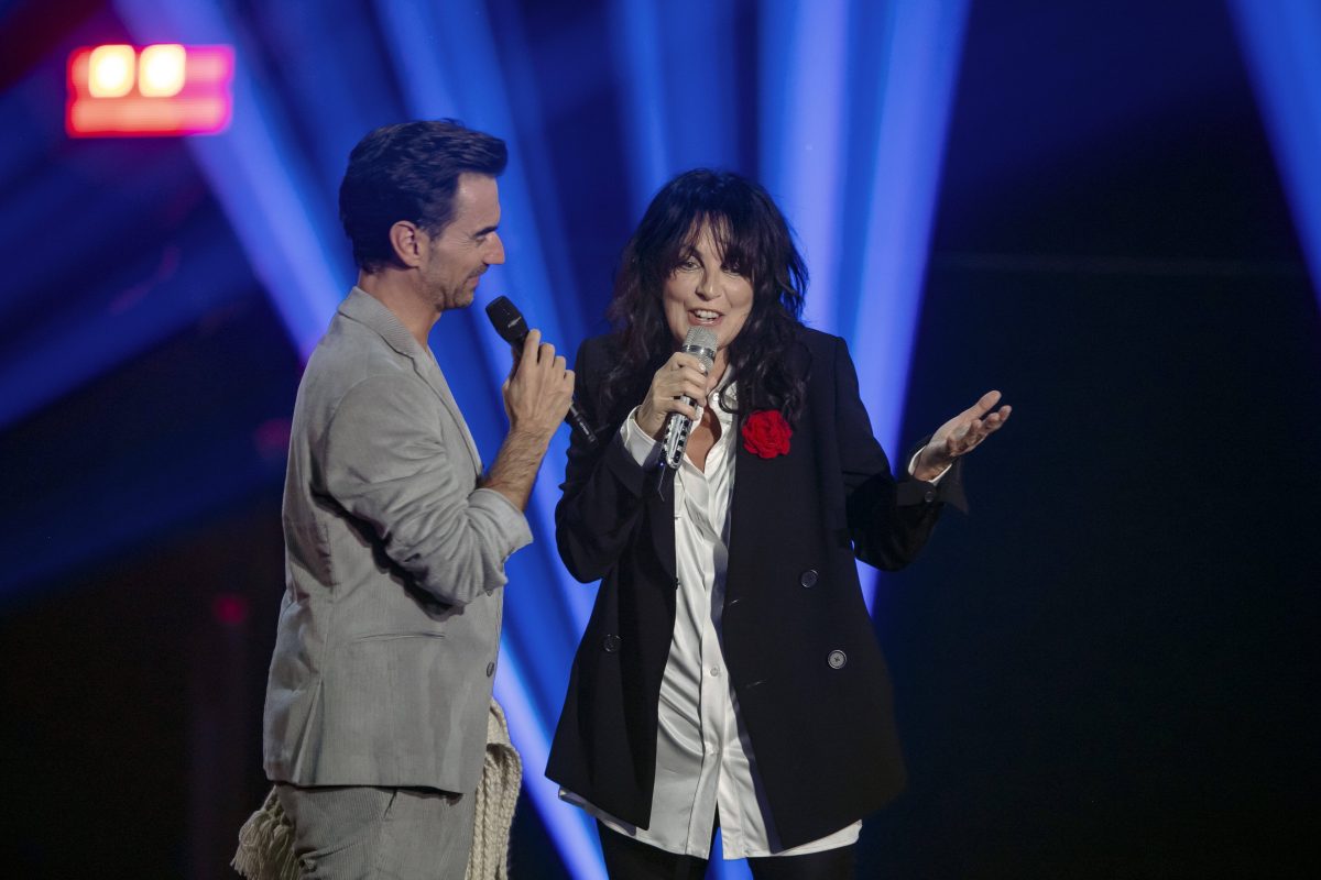 Florian Silbereisen und Nena singen auf der Bühne