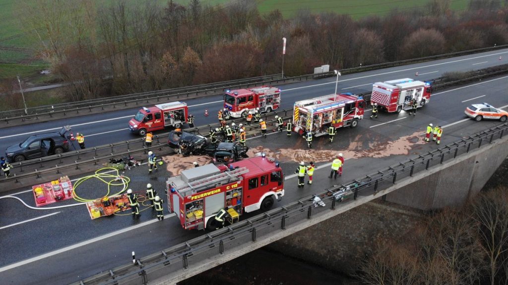 Tödlicher Unfall auf der A38 in Thüringen!