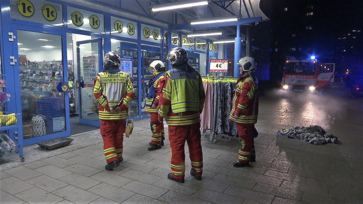 Feuerwehr-Einsatz bei Tedi in Erfurt!