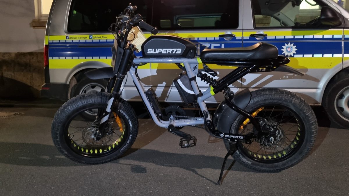 Die einen nennen es Fahrrad, die Polizei Erfurt spricht hier vom 