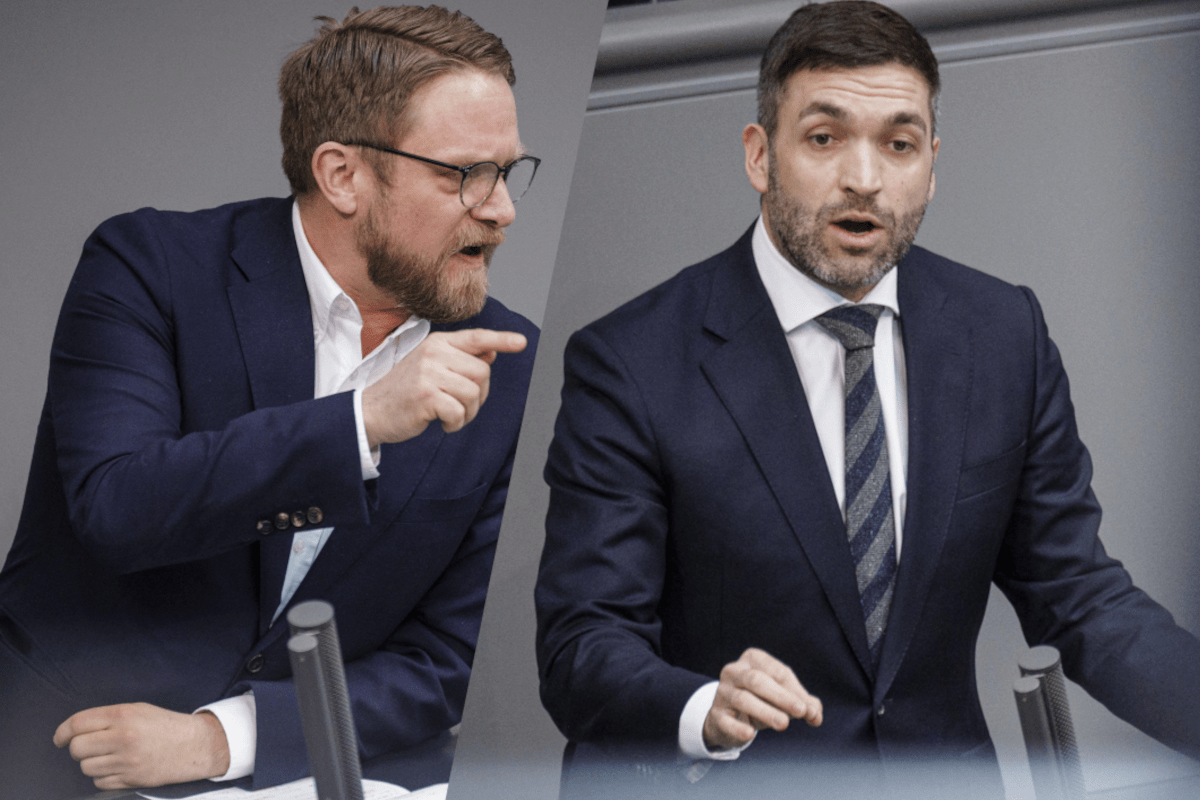 Rednerschlacht im Bundestag