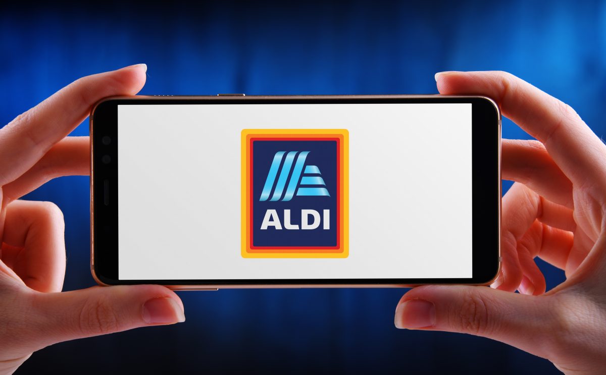 Aldi App auf Smartphone