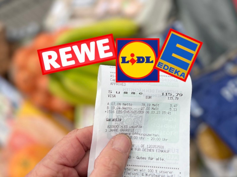 Rewe, Lidl und Edeka: Preise sinken wieder – doch Kunden zahlen trotzdem drauf