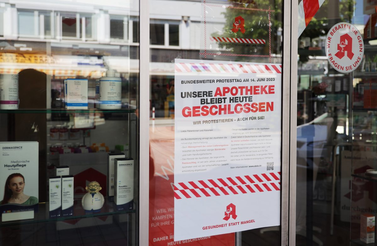 Apotheken in Thüringen geht es denkbar schlecht. Die Verzweiflung ist groß. Sie gingen sogar auf die Straße. (Symbolbild)