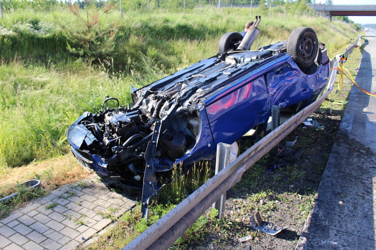 Schwerer Unfall auf der A9 in Thüringen!