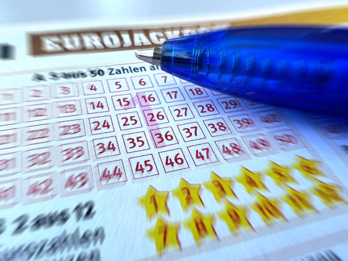 Symbolbild Eurojackpot Lotto-Schein