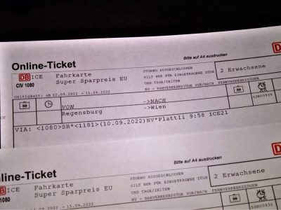 Deutsche Bahn ICE-Tickets