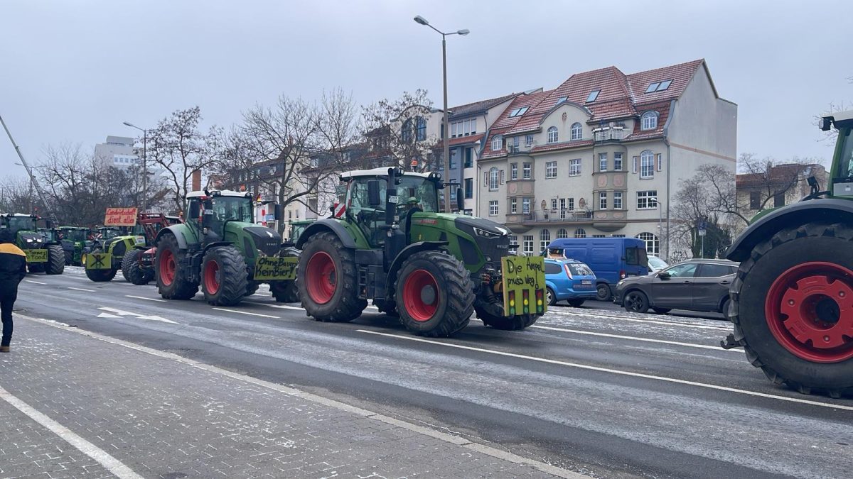Bauern-Protest in Erfurt