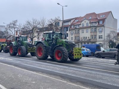 Bauern-Protest in Erfurt