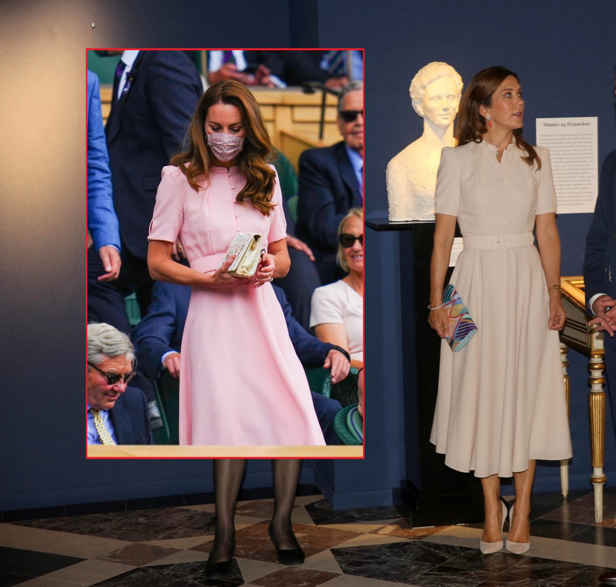 Kate Middleton und Mary von Dänemark mögen liebend gerne Pastellfarben.