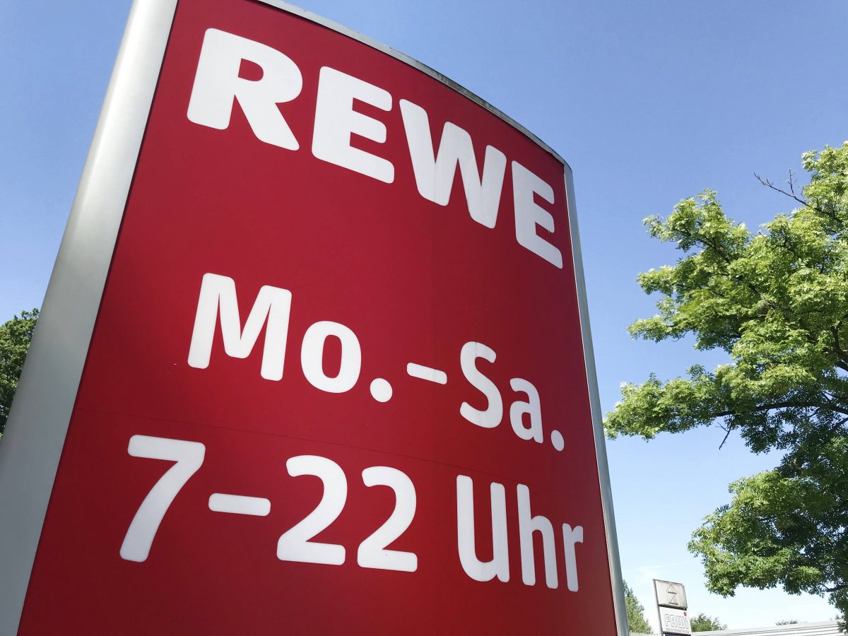 Der Rewe-Markt im Classic Center Weimar hat eine Fläche von 5.000 Quadratmetern. (Symbolbild)