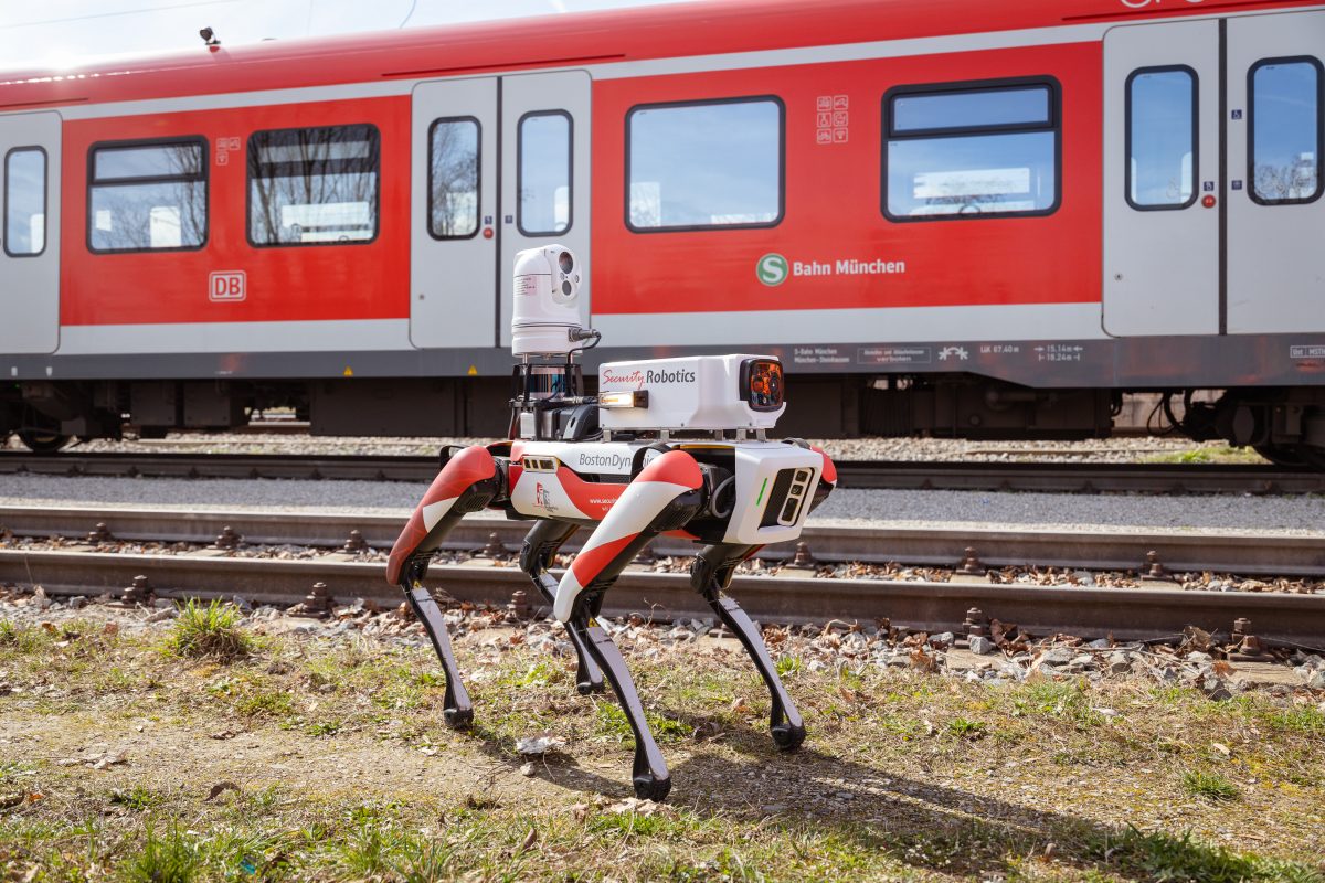 Die Deutsche Bahn setzt einen Roboterhund ein, um gegen Randalierer vorzugehen.