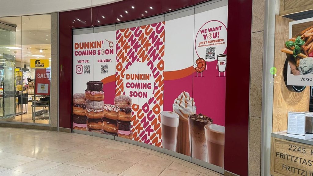 Schon bald eröffnet in Erfurt ein Dunkin Donuts.