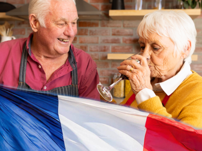 Besser leben in Rente in Frankreich als in Deutschland.