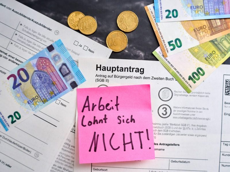 Bürgergeld mit völlig falschen Anreizen – „Nur zwei Euro mehr“