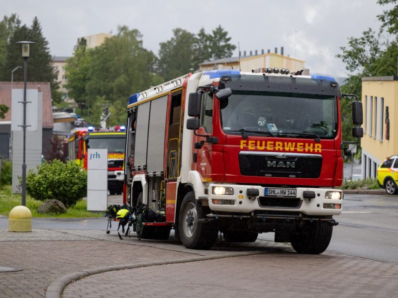 Thüringen: Flammen im Krankenhaus! Patient (59) legt selbst das Feuer