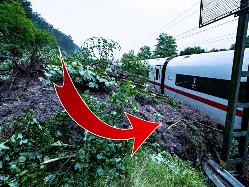 Hochwasser in Deutschland trifft Deutsche Bahn mit voller Wucht – dringender Appell an Zug-Reisende