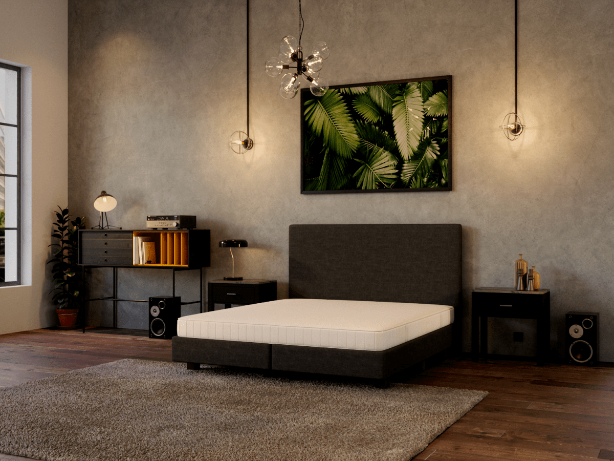 Schlafzimmer im Industrial-Style