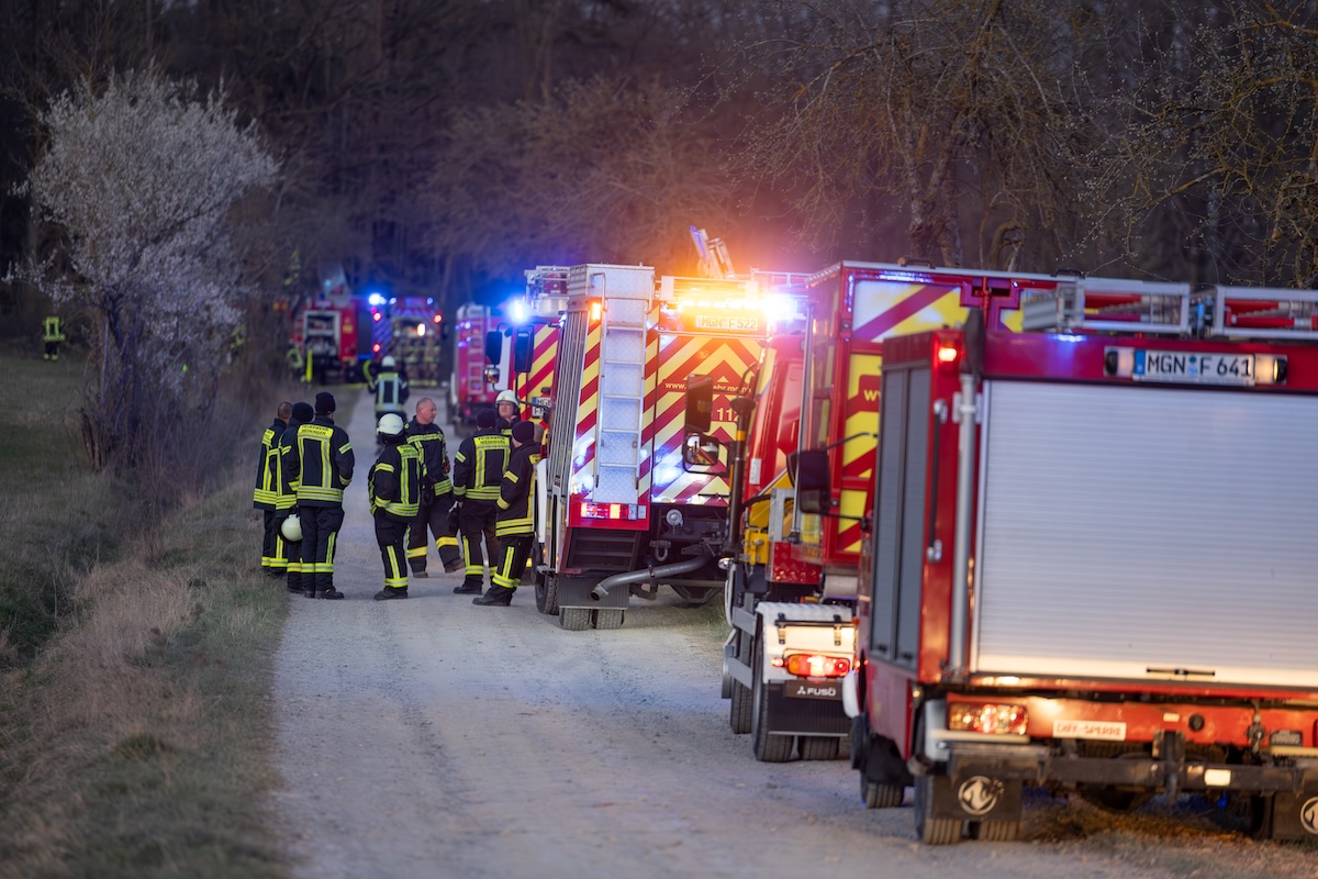 Waldbrand in Thüringen