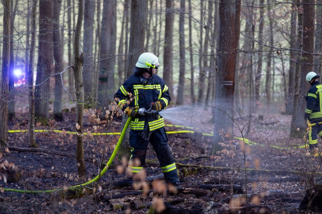 Waldbrand in Thüringen