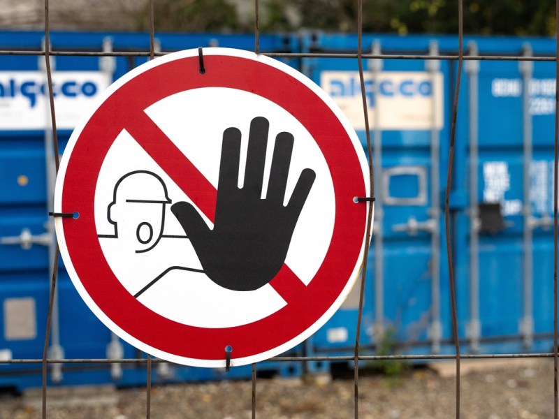 Irre Szenen auf Thüringer Baustelle! Was ein Einbrecher macht, ist mehr als skurril